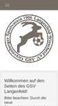 Mobile Screenshot of gsv-langenfeld.de