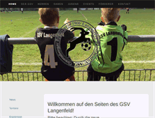 Tablet Screenshot of gsv-langenfeld.de